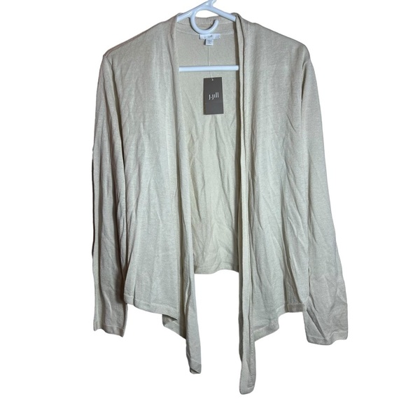 J. Jill Sweaters - J. Jill Women's Open Front Cardigan, NWT, Large Petite